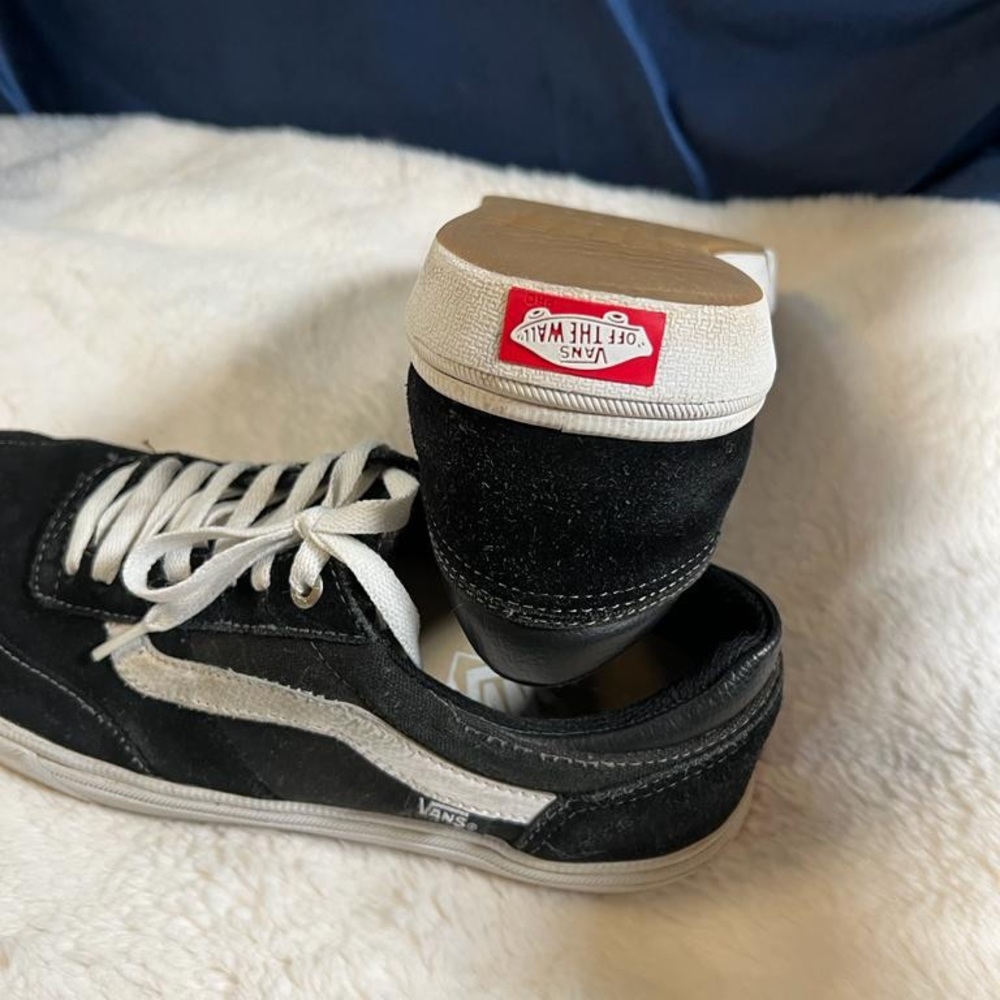 Vans black suede sneakers size 10 man.
